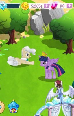 What happens when twilight becomes an alicorn in mlp gameloftgame !!