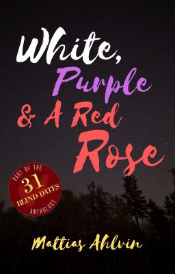 White, Purple + A Red Rose