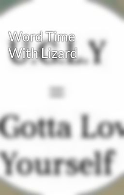 Word Time With Lizard