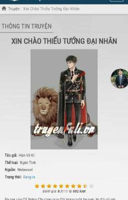 Xin chào thiếu tướng đại nhân