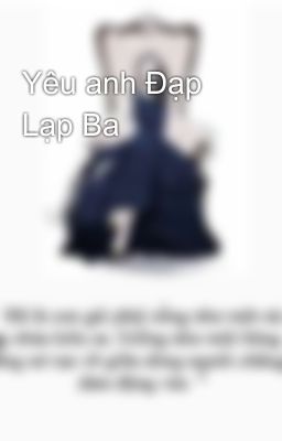 Yêu anh Đạp Lạp Ba