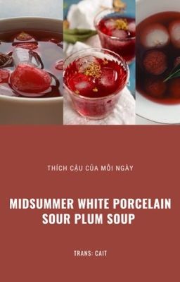 [YZL] Midsummer White Porcelain Sour Plum Soup