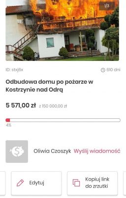 Zrzutka na odbudowę domu... 